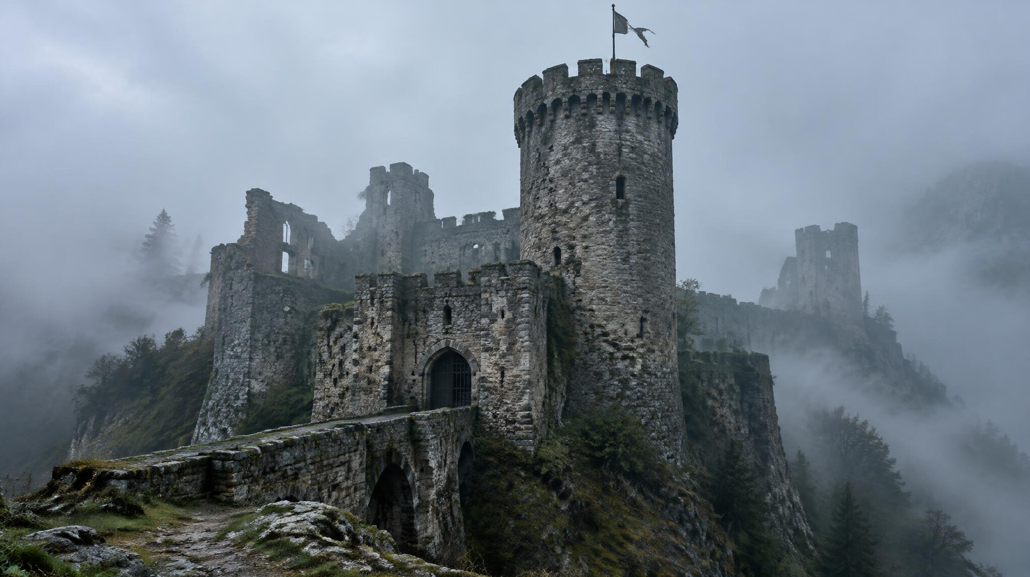 old stone castle exterior